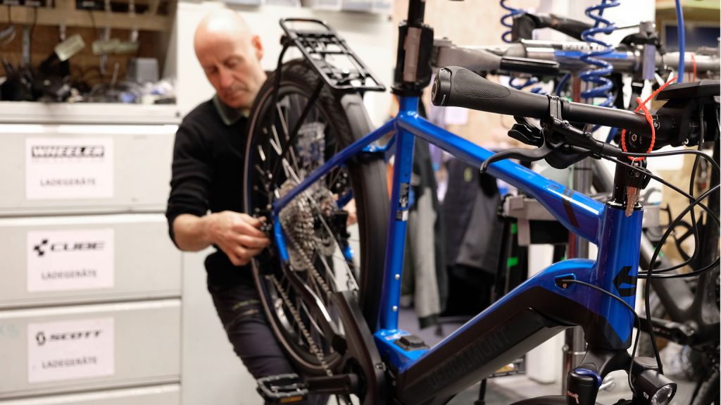 TS-Velos Werkstatt Reparatur und Service für E-Bikes