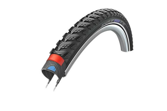 Schwalbe MARATHON GT 365 28x2.15, DualGuard, Draht, black-reflex 55-622, HS475, TwinSkin, 4Season, Performance, E-50