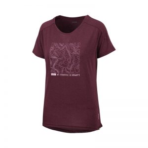 iXS FlowTech Girls Tee (contour) raisin KS