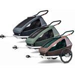 Anhänger CRO Kid Vaaya 2 Green Jungle green (Bike+Buggy)2 Plätzer Jungle green